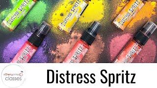 Playing with the New Tim Holtz Distress Spritzes