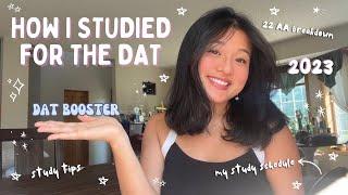 2023 HOW I STUDIED FOR THE DAT IN 6 WEEKS!!! + DATBOOSTER discount code