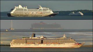 Cruise Ships departing Southampton & Portsmouth - 03/09/2024