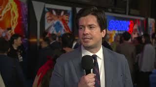 SONIC THE HEDGEHOG 3: John Wittington official premiere arrivals interview | ScreenSlam