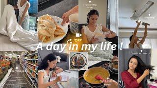 A Day In My Life! morning routine, new reading corner, home cooked meals, grocery shopping & more!