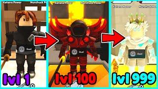 I Went Noob To Pro In Ninja Fighting Simulator!!!