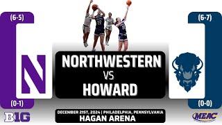 Northwestern vs Howard | 2024 Hawk Classic | 12.21.24