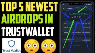 Top 5 New Trust Wallet Airdrops || Claim This Tokens In Trust Wallet Now