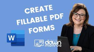 Create Fillable Forms beginning with Microsoft Word and transitioning into PDF | Request Signatures