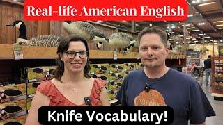 AMERICAN ENGLISH VOCABULARY / REAL-LIFE AMERICAN ENGLISH / sharp/sharpen/sharpener/dull/blade/handle