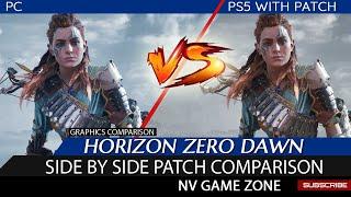 Horizon Zero Dawn PC VS PS5 | Graphics Comparison | PC VS PS5 With Patch Comparison | NV Game Zone