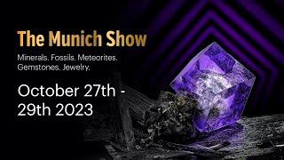 The Munich Show 2023 Europe's Largest Trade Fair for Minerals, Fossils, Gemstones & Jewelry 4K video