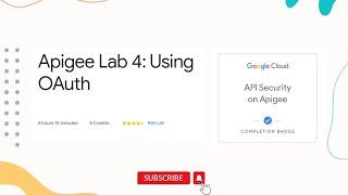 Apigee Lab 4: Using OAuth | API Developer Learning Path