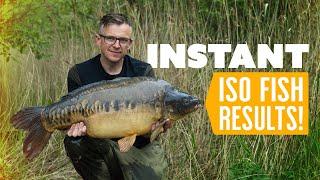 CARP FISHING Pro Neil Spooner Enjoys Instant ISO Fish Bait Success!