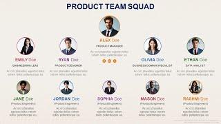 Product Team Squad Animated PowerPoint Slides
