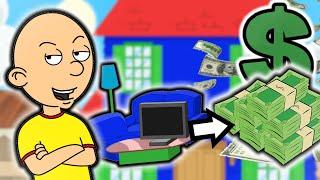 Caillou Sells The House Stuff/Buy the Nintendo Switch & the Laptop/Grounded