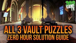 Zero Hour ALL Vault Puzzles Guide / Solution (Vaulted Obstacles Triumph / Intrinsic Perk) Destiny 2