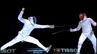 Senior World Fencing Championship Moscow 2015 Men's Epee Semi-Final Grumier (FRA) vs Jorgensen (DEN)