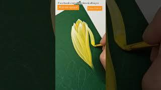 Як малювати жовтий крокус | How to paint double stroke crocus #incredibleart #flowerart #ukraineart