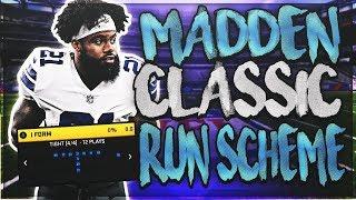 MADDEN 20 - THE BEST 3 PLAY RUN SCHEME - I FORM TIGHT MADDEN CLASSICRUN SCHEME-