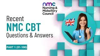 NMC CBT Mock Test 1 (81-100) MCQs Sample Questions Recent CBT Test