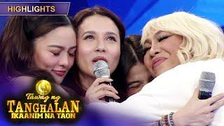 Vice, Anne, and Kim give Karylle a tight hug | Tawag Ng Tanghalan