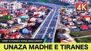 UNAZA MADHE E TIRANES - ORET E FUNDIT PARA INAGURIMIT, PAMJET ME TE FUNDIT