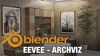 Eevee Architecture render // Blender 2.8