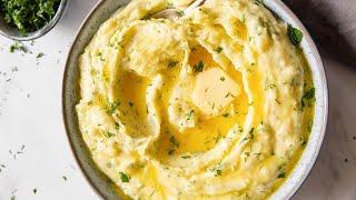 Herb and Garlic Mashed Potatoes!