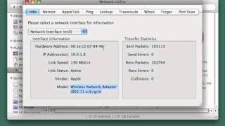 Mac OS X Core Networking and Network Troubleshooting