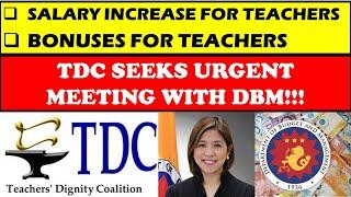 SALARY INCREASE FOR TEACHERS/BONUSES FOR TEACHERS(TDC SEEKS URGENT MEETING WITH DBM)@wildtvoreg#pbb