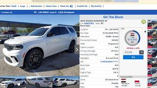 Copart Auto Auction  Bidding and Prices 01/27/24