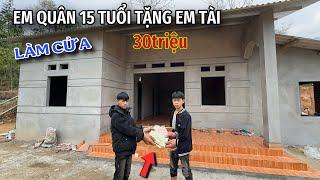 KHÔNG TIN NỔI. EM QUÂN 15 TUỔI BẤT NGỜ TẶNG QUÀ KHỦNG 30triệu CHO EM TÀI HOÀN THIỆN NGÔI NHÀ MƠ ƯỚC