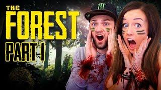 THE FOREST!!! - CO-OP WITH ALI! (Episode #1 - Can we survive!?)