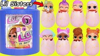 LOL Surprise Dolls Lil Sisters in Hatchimals Eggs