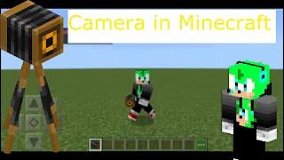 How to get Camera in Minecraft Bedrock | No mods/addons