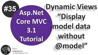 (#35) Dynamic views in asp.net core | Asp.Net Core tutorial