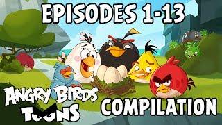 Angry Birds Toons Compilation | Season 1 Mashup | Ep1-13