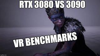 RTX 3090 vs 3080 VR Benchmarks and Frametime Playthrough