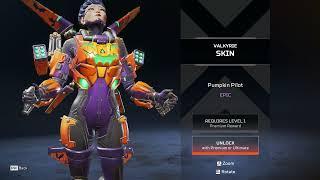 APEX LEGENDS Valkyrie Pumpkin Pilot | Epic Skin