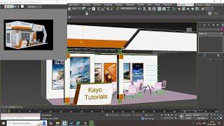 Master Texturing an Exhibition Stall in 3ds Max | Complete Tutorial