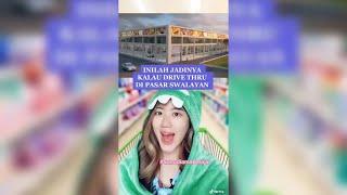 Tiktok Deasi Listiani | DRIVE THRU PASAR SWALAYAN #short #tiktok