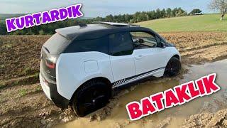 BMW İ3 ÇAMURA BATTI ZOR KURTARDIK !