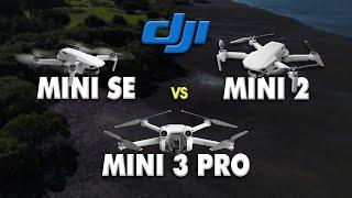 Mini 3 Pro vs Mini 2 vs Mini SE - DJI Mini Drone Comparison | DansTube.TV