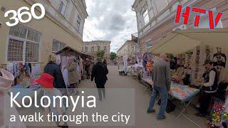 360VR Kolomyia,Ukraine a walk through the city (Коломия)