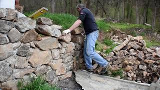 Каменна зидария Стари занаяти.Как се прави. Stone wall.How to make.Hristo Velchev