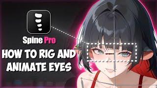 ️Tutorial About How To Animate Eyes. Spine Pro 2d.️@yuphi_kid