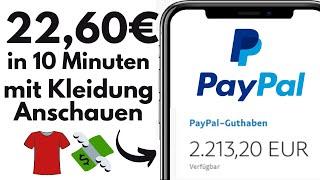 Verdiene 22,60€ in 10 Minuten mit KLEIDUNG ANSCHAUEN | Online Geld verdienen als Anfänger