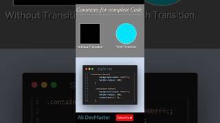 Transition Effect in CSS | Transition Animation #animation #cssanimation #csshovereffect #transition