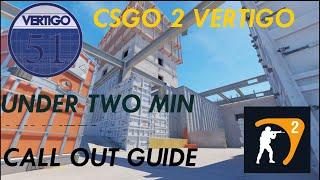 VERTIGO CS2 40+ CALLOUT GUIDE UNDER TWO MIN (2023)