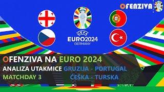 Ofenziva na Euro Live: Češka - Turska 2:1 | Gruzija - Portugal 2:0