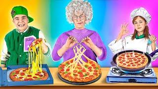 Who will Win? Me VS Grandma! Pokemon Food Challenge!