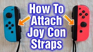 How To Attach A Joy Con Wrist Strap