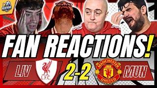 8 LIVERPOOL FANS GUTTEDREACTION TO LIVERPOOL 2-2 MAN UNITED | PREMIER LEAGUE FAN REACTIONS